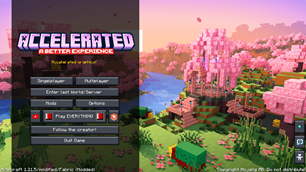 Accelerated start menu