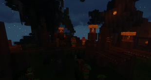 Kweebec village (Swamp Biome)