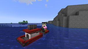 Me..., on a boat..., with a gun..., so cool