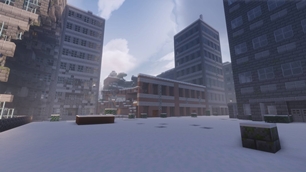 Normal Destroyed City at Day