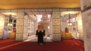 Colonist Heading to Work