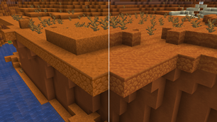 Red Sand and Red Sandstone comparison