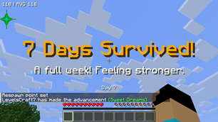 Day 7 Special Title with Particles Animations