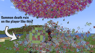 Overview of death rain button.