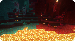 Nether block transitions