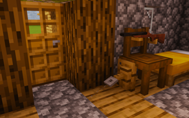 Shotgun trap in a villager's house