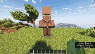 Sneak right-click a villager while wearing emerald armor