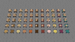 All types of shelves