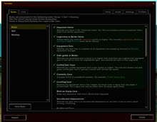 Keep Rules Page