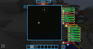 Space map of the solar system