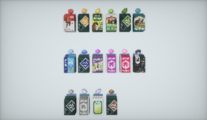 16 Colours of Feed Bags