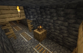 Wooden Brazier