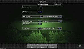 the settings