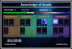 Knowledge of Death Screen