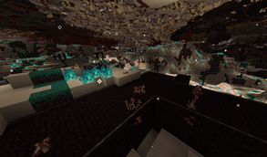 Nether Fortress in Quartz Flats