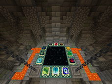 Fully lit End Portal