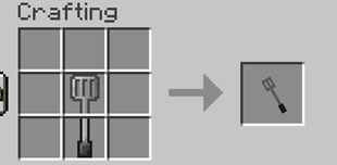 Crafting recepie for spatula