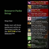 Resource Packs Setup