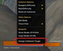 Assign target to macro