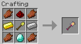 Herobrine's shovel recipe