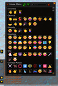 Emote Menu Button attached to chat