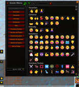 Category and options sidebar