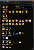 Filtered out emotes with sound