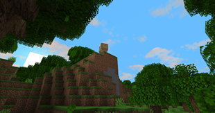 Airship on Hill