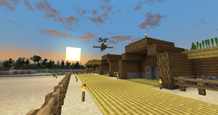 Airport at Beach