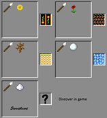 Basic set crafting recipes