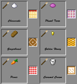 Culinary set crafting recipes