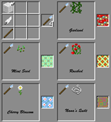 Fabric set crafting recipes