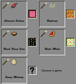 Culinary set crafting recipes
