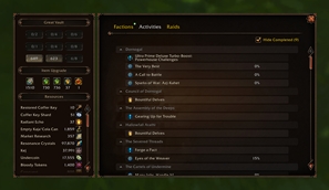 Expansion Summary - Activities