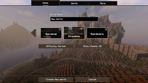 World Creation UI