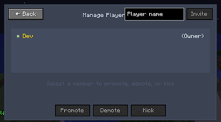 Manage Clan