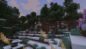 Snowy Pine Totems