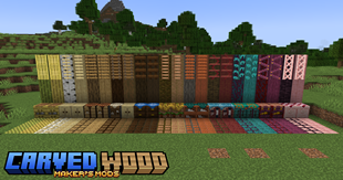 log bundles, crafting tables and ladders