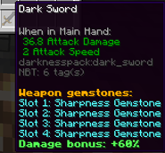 Full sharpness Dark Sword