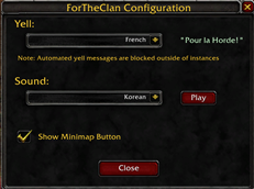 Config Screen
