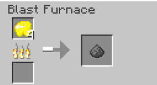 Sulfur can be smelted for gunpowder