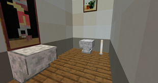 A normal toilet