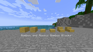 Bamboo and Mosaic Bamboo Planks, Slabs and Stairs!