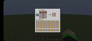 Crafting stone pickaxe