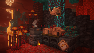 Roasting Food in the Nether