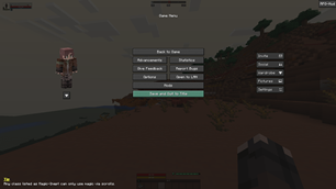 Ingame Menu