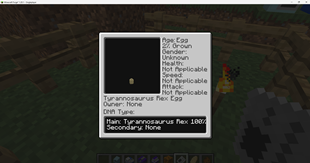Egg on Dino Pad