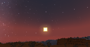 Mars sunset