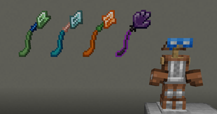 Large staff textures and traveller's armor