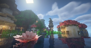 A village with some ribbting residents...